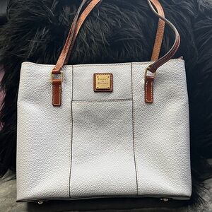 Dooney & Bourke baby blue Leather Tote Bag
